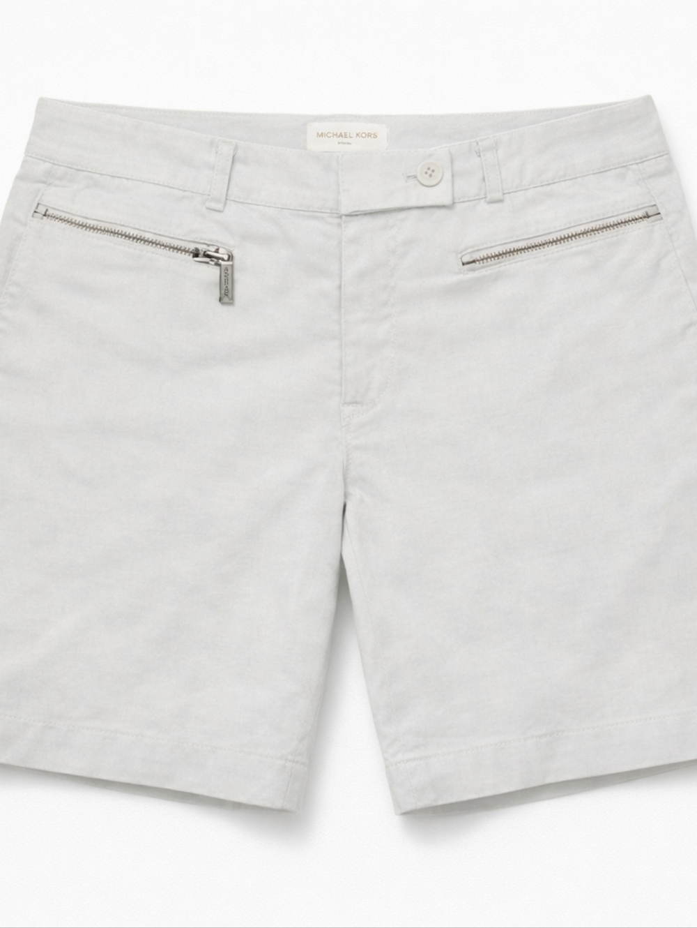 MICHEL KORS Cotton Blend Chino Shorts.